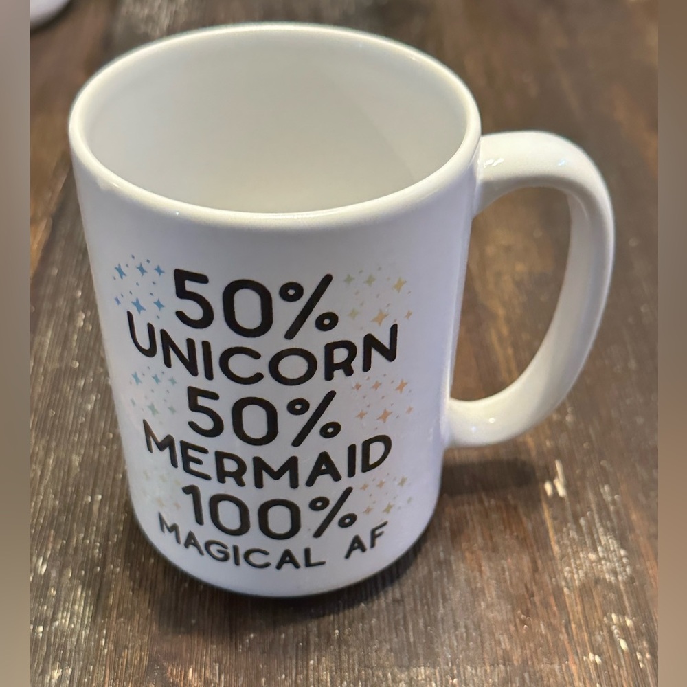 EUC funny Look Human coffee mug.  Very sturdy!